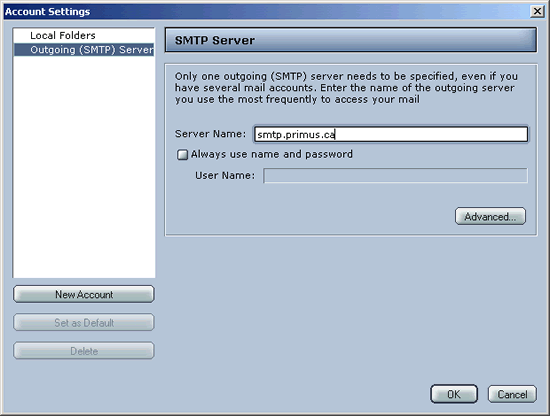 Account Settings